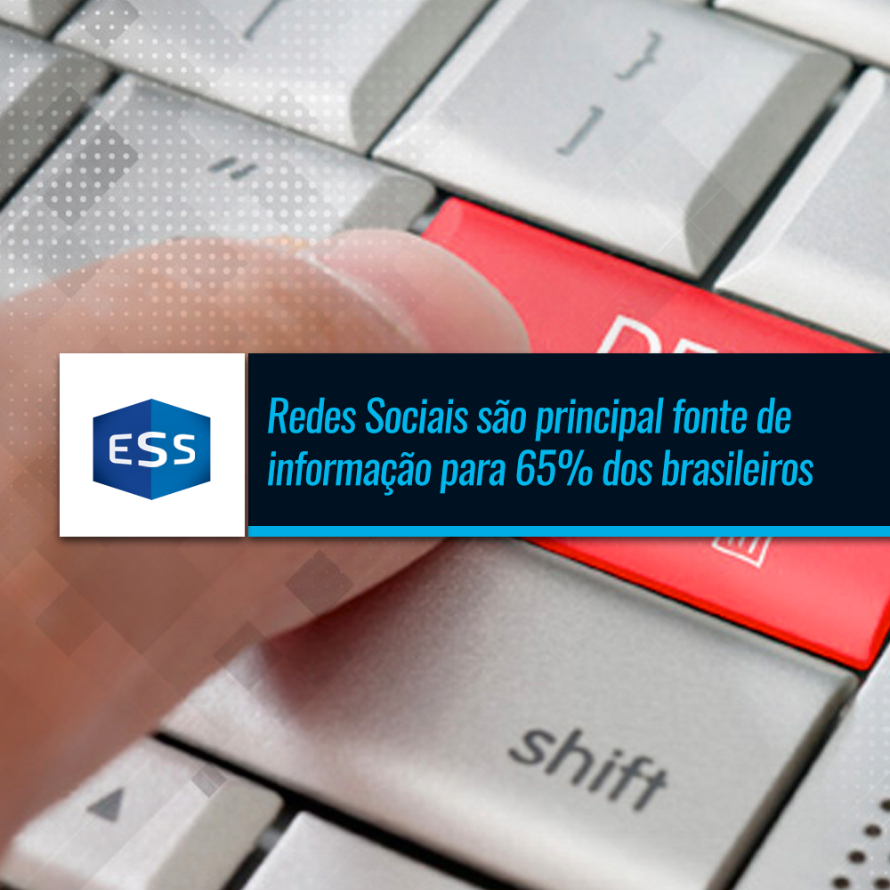 Redes Sociais são principal fonte de informação para 65% dos brasileiros