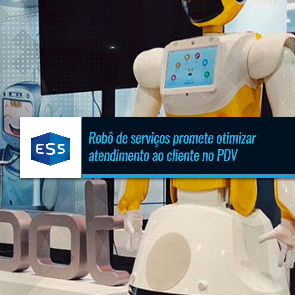 Robô de serviços promete otimizar atendimento ao cliente no PDV