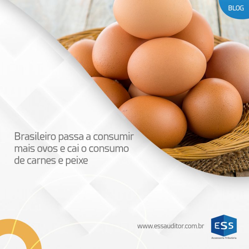 Brasileiro passa a consumir mais ovos e cai o consumo de carnes e peixe
