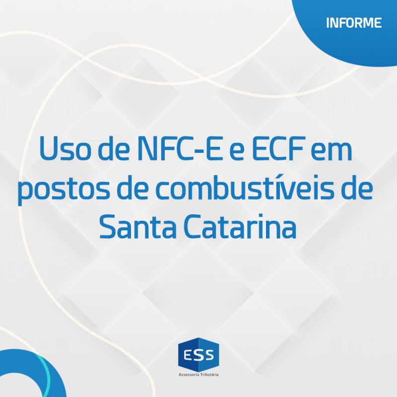 Uso de NFC-E e ECF em postos de combustíveis de SC