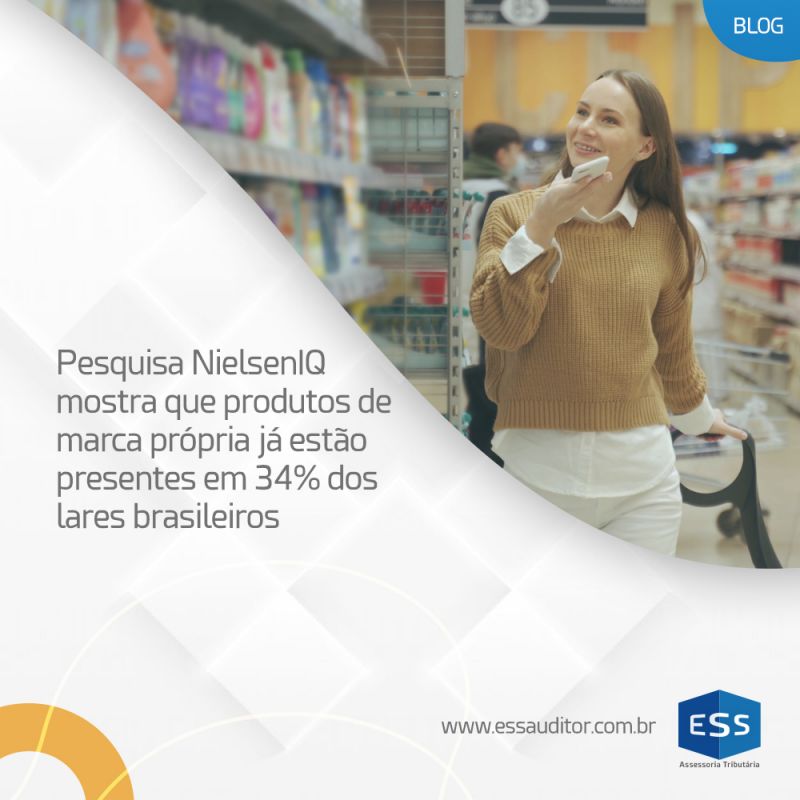 Pesquisa NielsenIQ mostra que produtos de marca própria já estão presentes em 34% dos lares brasileiros