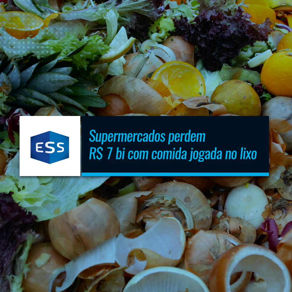 Supermercados perdem R$ 7 bi com comida jogada no lixo