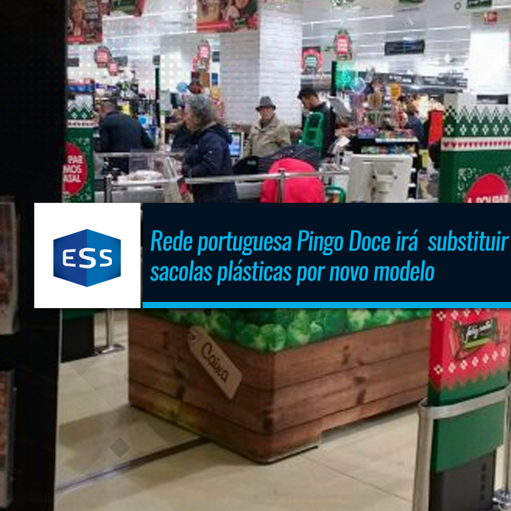 Rede portuguesa Pingo Doce irá substituir sacolas plásticas por novo modelo